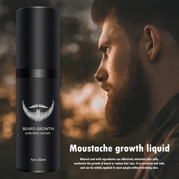Barba Ser de Creștere - Creșterea Părului Ulei pentru Bărbați Faciale Supliment de Păr mai Gros și mai pline Mustață Cultivator Cadou Perfect pentru Barbati