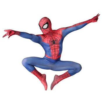 Bărbați/Femei/Copii Peter Parker Cosplay Costum Zentai Halloween Costum De Super-Erou Costum Salopeta, Costume De Baie