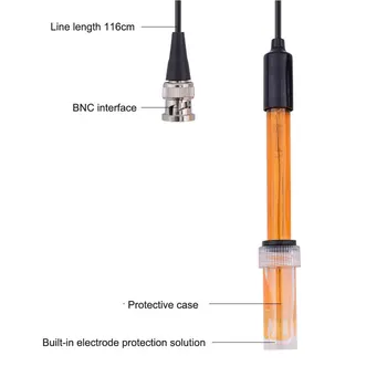 Calitate ORP de Înlocuire Sondă Acvariu Hidroponice Laborator Electrod Potențialul de Oxido-Reducere Test BNC Q9 Conector Nou