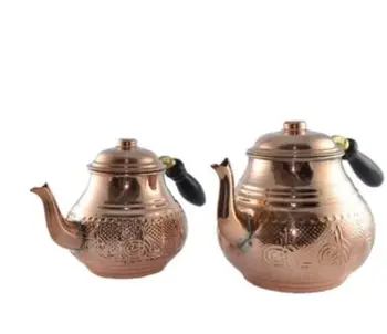 Ceainic Ceainic De Cupru Lucrate Manual, Set De Ceai Turcească Tradițională Chineză Japoneză Ceai, Cafea, Fierbător Cazan Cadou De Crăciun