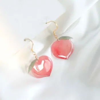 Cherry Drop Cercel Dulce de Fructe Timp de Cristal Cercei pentru Femei Bijuterii Cadou Ciucure Legăna Accesorii