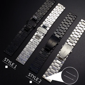 Clasic de Metal din oțel inoxidabil Încheietura Trupa Pentru Huami Amazfit GTR 2 Curea de ceas pentru GTS2 Bip S & Stratos 3 Bratara Watchbands