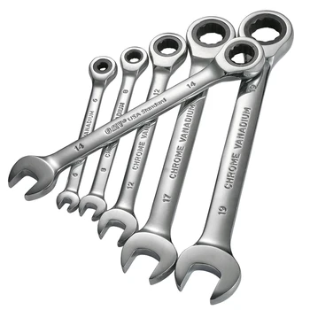 Clichet Combinație Set de Chei Unelte de Mână Dinte Amendă de Viteze Inel de Cuplu și Soclu Cheie Piuliță de Instrumente pentru Reparare de Cheie
