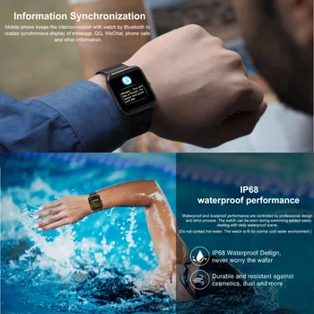 Colorate Sport Fitness Tracker Monitor de Ritm Cardiac Bluetooth Inteligent Watch Femei Bărbați Brățară Pentru iOS Android Samsung Huawei