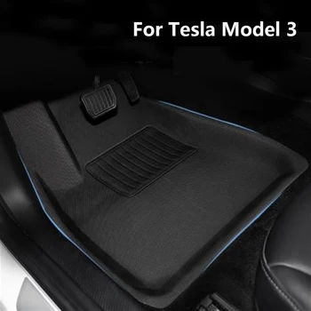 Complet Înconjurat Picior Special Pad pentru Tesla Model 3 rezistent la apa, Non-Alunecare Podea Portbagaj Covoras TPE XPE Modificat Accesorii 2013-2021