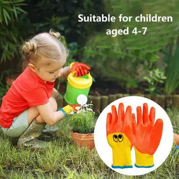 Copii Pentru Copii Mănuși De Protecție Impermeabil Durabil Grădină Mănuși Anti Muste Taie Colecta Scoici Protector Plantare De Muncă Gadget