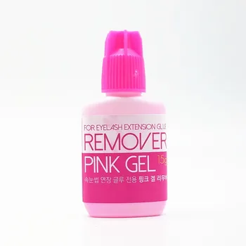 Coreea de lady pink 15ml Profesionale Geană Lipici Gel Remover Adeziv Debonder Gel, Gene False, Extensii 4 piese/lot