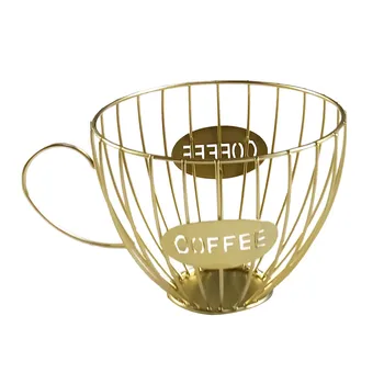 Creative Coffee Cup Holder Cana Forma de Cafea Pod Titularii Scobite Capsulă de Depozitare Organizator pentru Contorul de Depozitare Organizator