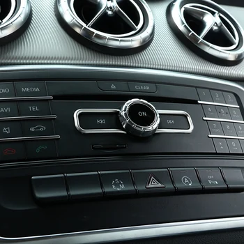 Crom Interior Accesoriu Cd Comutator Sequin Garnitura pentru Mercedes-Benz Cla, Gla B Clasa A180 W176 E Clasa Gle Coupe ,Masina de Styling