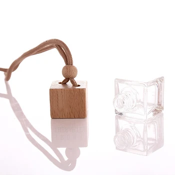 Cub Din Lemn Capac Margele Parfum Ulei Esențial Gol Sticlă Decor Agățat În 2020