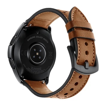 Curea pentru Samsung S3 Frontieră Galaxy watch 46mm amazfit Bip Piele watchband Gear S 3 22mm ceas trupa Huawei watch Gt 2 Curea
