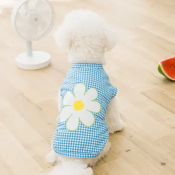 Câine haine de primăvară și de vară mici animale de companie câine haine cat legea luptă haine bichon primăvară catelus vesta de îmbrăcăminte de moda drăguț