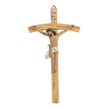 De Epocă Din Lemn, Cum Ar Fi Wall Cruce Crucifix Sfânt Religioase Sculptate Hristos Sculptat
