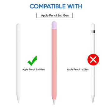 De protecție Caz Pentru Apple Pencil 2 Anti-a pierdut Anti-Șoc Slilicone Acoperi