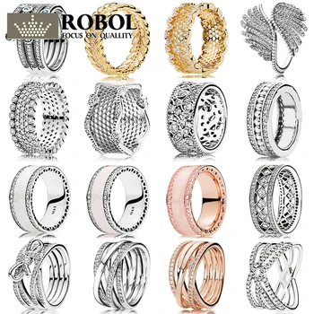 De înaltă calitate de tip Boutique 925 Inel Argint, Stil Roman, Manopera Rafinat, Clasic si Elegant, O Varietate de Opțiuni