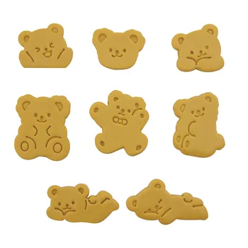 Desene Animate Drăguț Urs Cutter Cookie Zahăr Meserii Plastic Mucegai Tort Matrite Cookie Timbru Cutter Copt Tort Mucegai Instrumente De Bucatarie