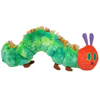 Desene animate Multicolore Caterpillar Jucărie de Pluș Umplute 40CM Arunca Perna Copii Cadou Drăguț Personaj de Film Ziua jucărie cadouri