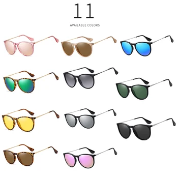 Designer de Brand Polarizate ROSYBEE ochelari de Soare Femei Bărbați Vintage Retro Ochi de Pisică Ochelari de Soare Moda de sex Feminin Oglindă Ochelari de 4171 Umbra