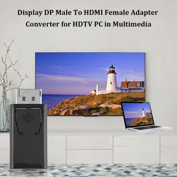 Display Port DP sex Masculin La HDMI compatibil Feminin Cablu Convertor Adaptor Video Conector Audio Pentru HDTV de Aplicare PC