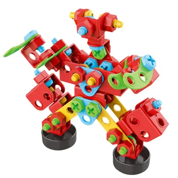 DIY Creative pentru Copii Constructor de Asamblare Șurub Mașină de Nuci Blocuri de Constructii pentru Copii Asamblarea Jucărie Jucării Educative pentru Copii