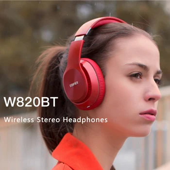 EDIFIER W820BT Bluetooth Căști Wireless Over-Ear Izolare Fonică CSR cu Tehnologia de Până la 80 Ore timp de Redare a Plia cu Ușurință