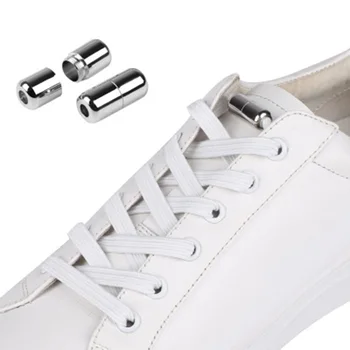 Elastic Nu-Și Lege Șireturile Semicerc Șireturi De Pantofi Pentru Copii Și Adulți Adidași Șiret Rapid Leneș Blocare Din Metal Șireturi De Pantofi Siruri De Caractere