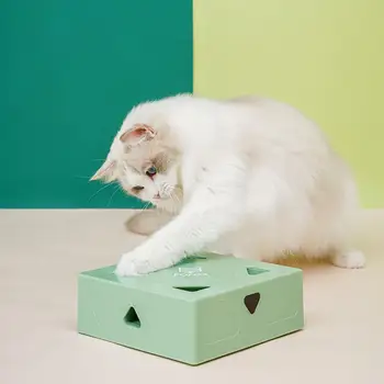 Electric Pisica Amuzant Jucărie Inteligentă Caseta De Magie Interactiv, Amuzant Pisica Pene Bagheta Mouse-Ul Pisica Nebun