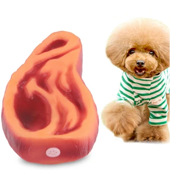 Friptură De Câine Jucării De Curățare Dinți, Produse Alimentare De Câine Jucărie Scartaie Mestecați Jucării Pentru Mic Mediu Câini De Companie Jucărie Amuzant Favoarea Jucărie