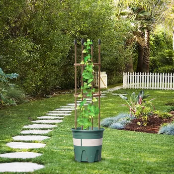 Grădină Ghiveci Obeliscuri De Flori De Plastic Stand De Sprijin Plantelor Plantelor De Afișare Suport Grădină De Flori De Plante De Viță De Vie Rack Alpinism Plante
