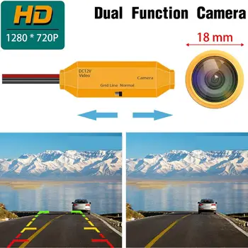 HD 1280x720p Golden Camera retrovizoare Inversarea Camera de Rezervă pentru toate modelele VW Bora /Amarok Golf MK5/MK6 /Beetle/Leon 2/3 SEAT LEON
