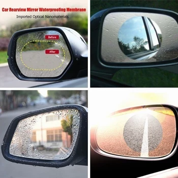 Impermeabil Auto Accesorii Auto Oglinda Geam Clar Membrana de Film Anti-Ceata, Anti-orbire Autocolant Impermeabil Siguranța de Conducere