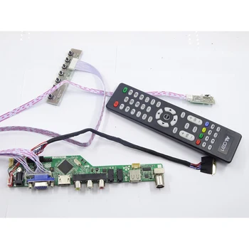 Kit pentru LTN156AT32 Controller placa Audio de la distanță Ecran compatibil HDMI LCD VGA 1366x768 LED-uri cu panou de Afișare USB TV AV monitor