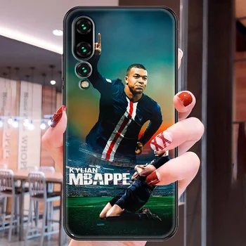 Kylian Mbappé Fotbal cazul în care Telefonul Pentru Huawei P Amice P10 P20 P30 P40 10 20 Inteligent Z Pro Lite 2019 negru moale prim-vopsire bara