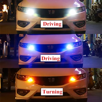 Luminile de zi cu LED-uri Auto Canbus DRL cu LED-uri Auto Lumini de Semnalizare Mod Dual Extern T20 7440 WY21W Pentru Toyota Avensis T27 2009-