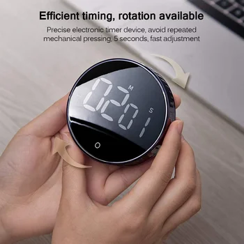 Magnetic LED Digital Timer Bucătărie Acasă de Gătit Timer Electronic Multifuncțional Numărătoarea inversă Ceas Deșteptător Instrumente de Bucatarie