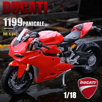 Maisto 1:18 Ducati Panicale 1199 Auto originale autorizate de simulare aliaj model de motocicleta mașină de jucărie de Colectare