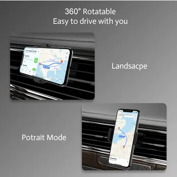 Masina Suport de Telefon Pentru Smartphone iPhone Air Vent Mount Clip Rotație de 360 Suport Universal de Telefon Voiture ceea ce soporte Movil