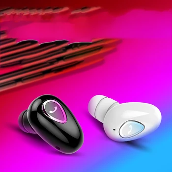 Mini YX01 Cască Bluetooth 1 buc Bluetooth 4.1 Invizibil Cască În Ureche Căști Wireless Mini Stereo Built-in Microfon de Cască
