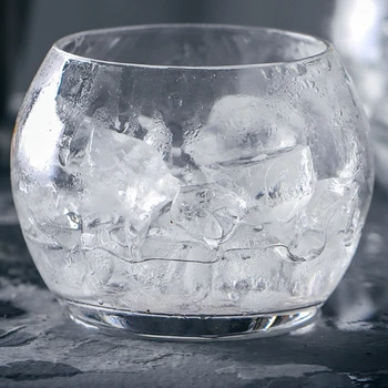 Mixologie Moleculara Intermediar Triunghi Cocktail Cu Gheață Cristal De Sticlă De Vin De Con Martini Globulare Set Barman Speciale Cană