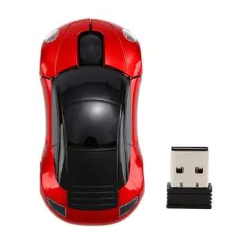 Moda Mașină Forma de 2.4 GHz Wireless, 1600DPI Mouse de Gaming Mice Receptor USB Gamer Mouse-4 Taste Pentru PC, Laptop, Desktop Brand Nou