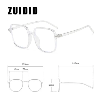 Moda Pătrat anti-albastru rama de ochelari pentru femei Calculator de Birou Albastru Blocarea Ochelari de Dimensiuni Mari Jocuri de noroc Bărbați Ochelari de Miopie