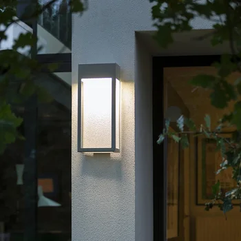Modernă cu LED-uri Lumina de Perete Iluminat Exterior Gradina Lumina Impermeabil Perete Sconces Terasă Conectați Puternic de Perete, Lampa de Curte Lampă de Stradă
