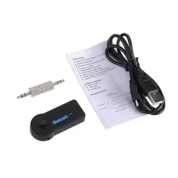 Muzică fără fir Bluetooth Audio 4.0 Receptor 3.5 mm Streaming Auto Căști AUX Adaptor Conector Microfon Handfree PC-uri Auto