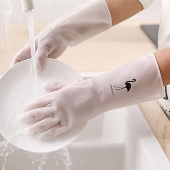Mănuși De Spălat Femei Impermeabil Latex De Cauciuc Subțire De Bucatarie Pentru Rufe, Din Plastic Preparate De Curățare De Uz Casnic Treburile Instrumente De Bucatarie