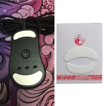 New Sosire 1 set/pachet Îmbunătățită Tiger Gaming Mouse Skates Picioare Pentru VAXEE ZYGEN NP-01 Alb Alunecă Curba Marginea Îmbunătățită