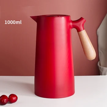 Nordic Termice Portabile Izolate Vid Balon Dublu-Strat Ibric de Cafea Cană de Ceai Ulcior Vas sticla de 1 litru de Capacitate Mare