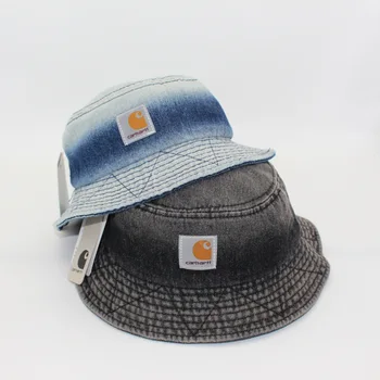 Nou Stil Parasolar Flat Top Lavabil Treptat Versatil Margine Largă Pescar Pălărie de Hip-Hop Bazinul Pălărie pentru Bărbați și Femei la Modă
