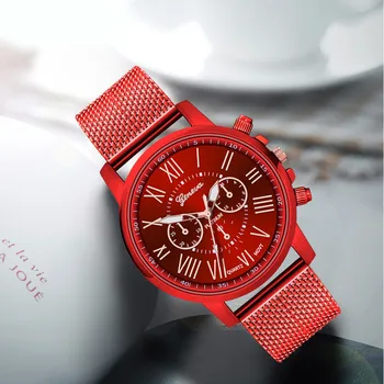 NOUL roșu de Lux pentru Bărbați Ceas din Oțel Inoxidabil Dial Casual In Ceas de sex Masculin Relogio Cadou Pentru dropshipping de sex masculin ceas Masculino