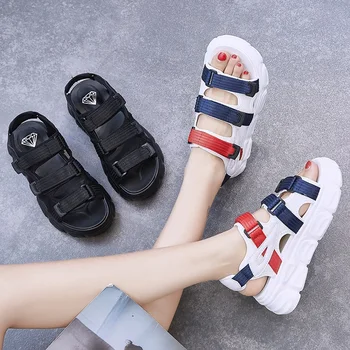 Nouă Femei Sandale Femei Vara Sandale cu Platforma Pantofi Femei Confort Respirabil de Mers pe jos de Sandale pentru femei 2021