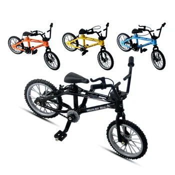 Oferta speciala de Biciclete Model Retro Dubla Tija BMX Biciclete Finger Aliaj turnat sub presiune Simulare Reală de Colectare de Jucarii pentru Copii